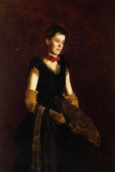 托馬斯 伊肯斯 Portrait of Letitia Wilson Jordan 托馬斯 伊肯斯 Portrait of Letitia Wilson Jordan